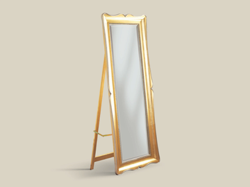 5442 - Freestanding tilting wooden mirror by Tarocco Vaccari Group - view 2